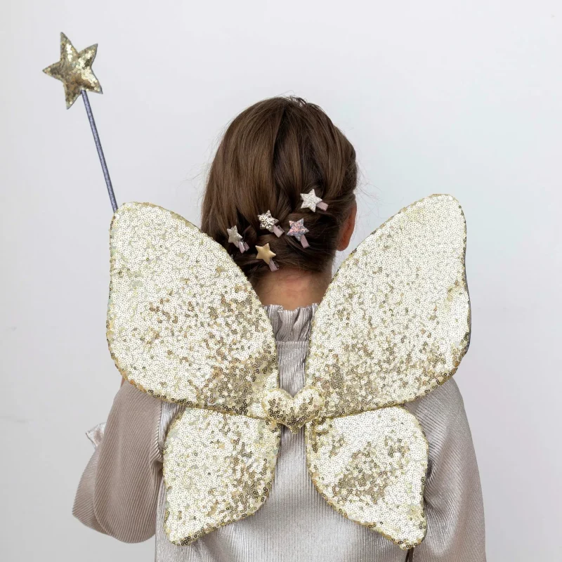 sparkling gold sequin wings for kids mimi lula