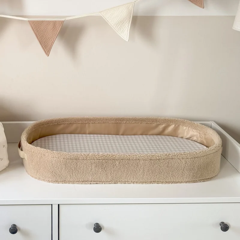 teddy changing basket by mabel fox biscuit