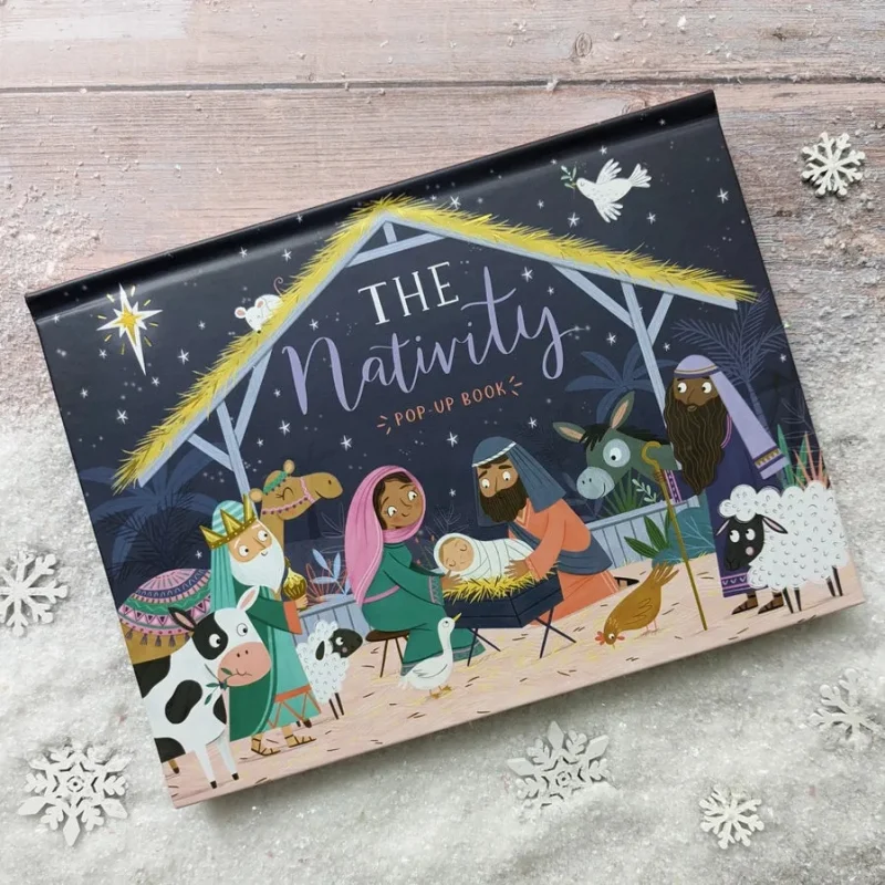 the nativity pop up book for kids