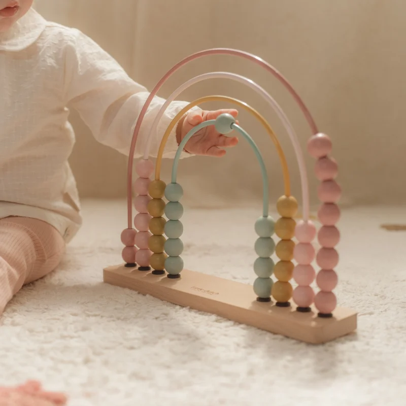 wooden abacus rainbow fairy garden little dutch scaled